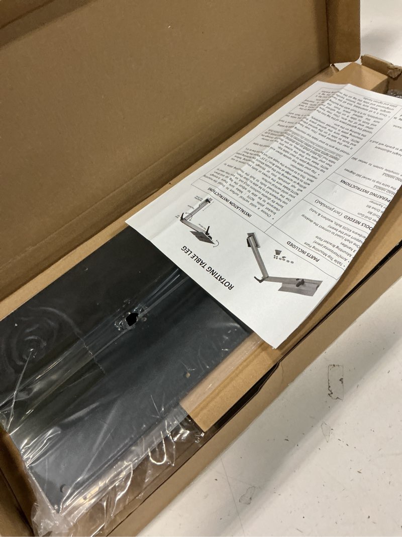 Condition photo showing Good Condition for RV Table Leg, Swivels 360 Degrees Removable Premium Aluminum Alloy Rv Table Leg Bracket, Adjustable RV Accessories for RV, Pontoon, Truck Camper, Travel Trailer Black