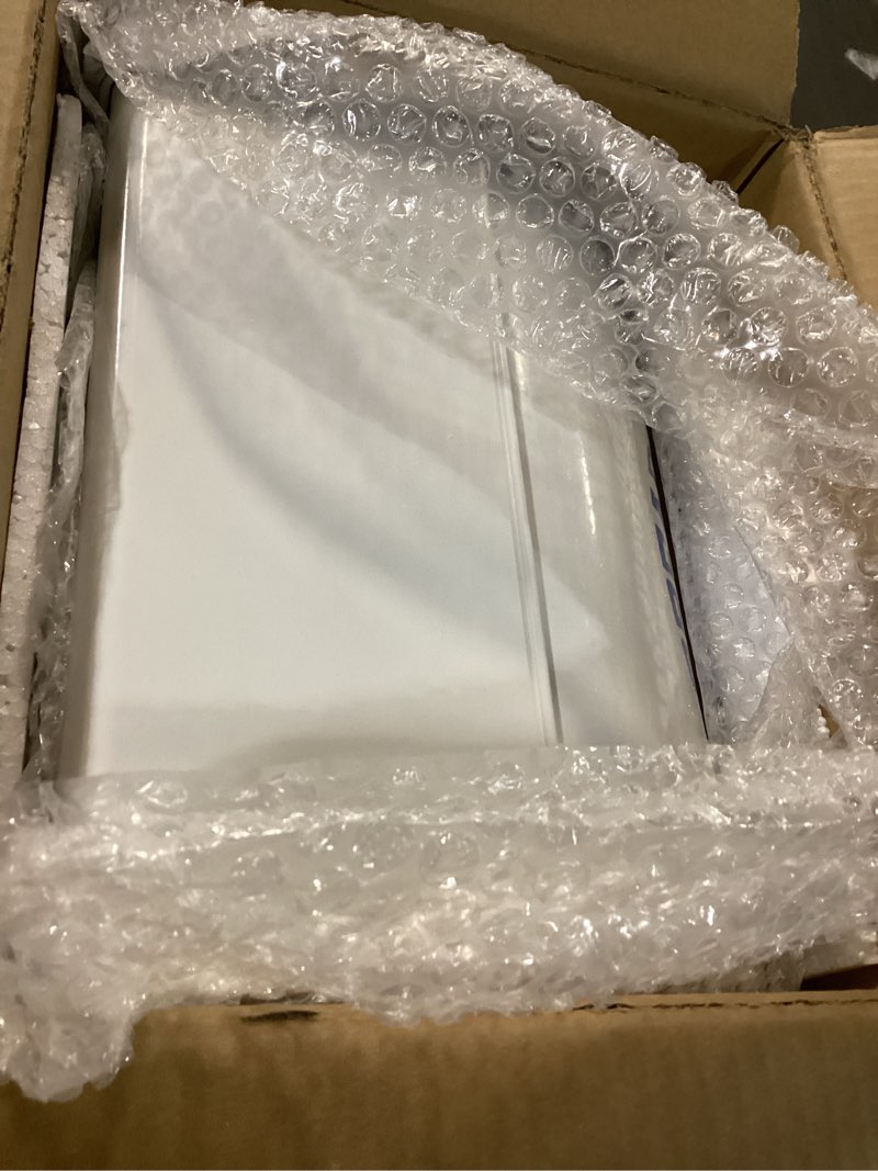 Condition photo showing Good Condition for Olebes Bread Box, Metal Bread Box For Kitchen Countertop, Bread Storage Container Holds 2 Loaves Of Bread, High Capacity Breadbox, Bread Holder Suit Farmhouse Kitchen Decor For Counter (White)