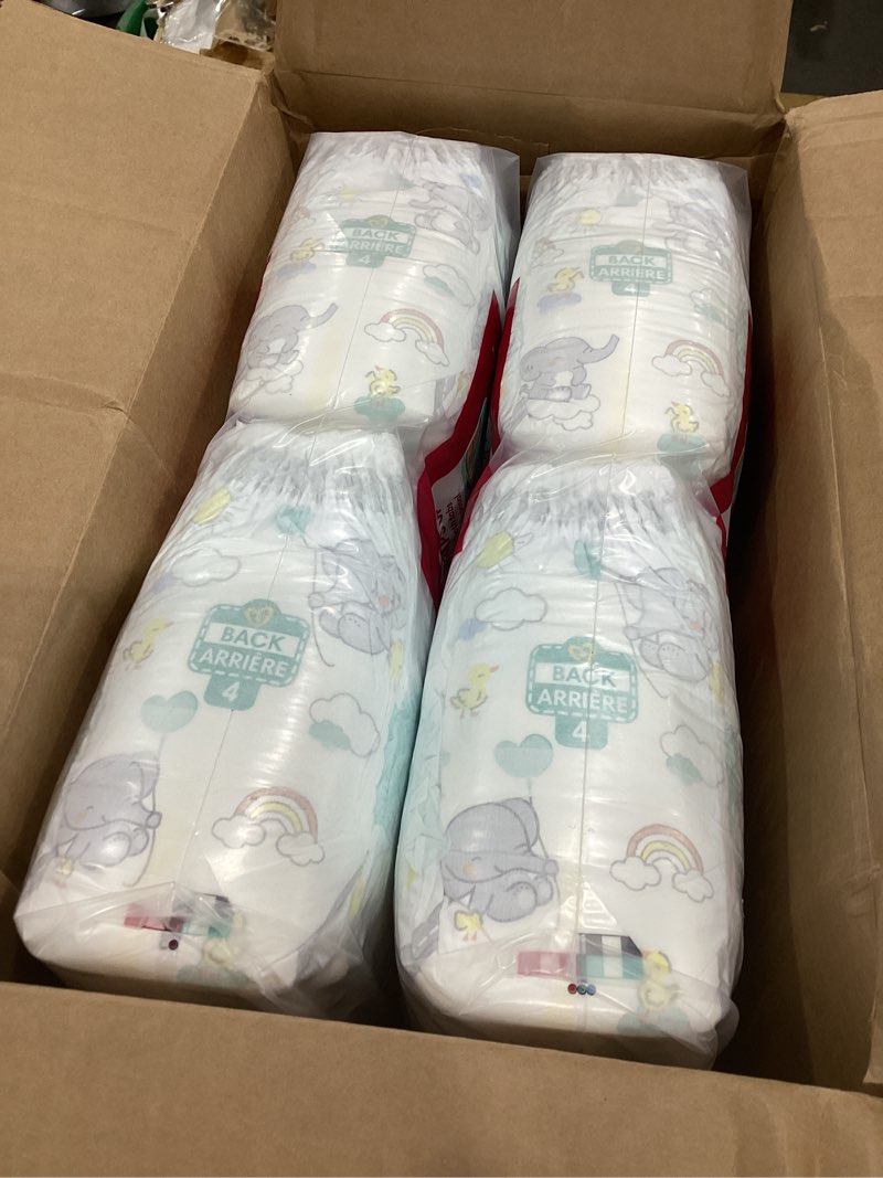 Condition photo showing Good Condition for Pampers Diapers - Swaddlers 360° - Size 4, 132 Count, up to 100% Leakproof Comfy Dry Fit, Designed for Easy Changes, Pull On Baby Diaper (Packaging May Vary) Size 4 132