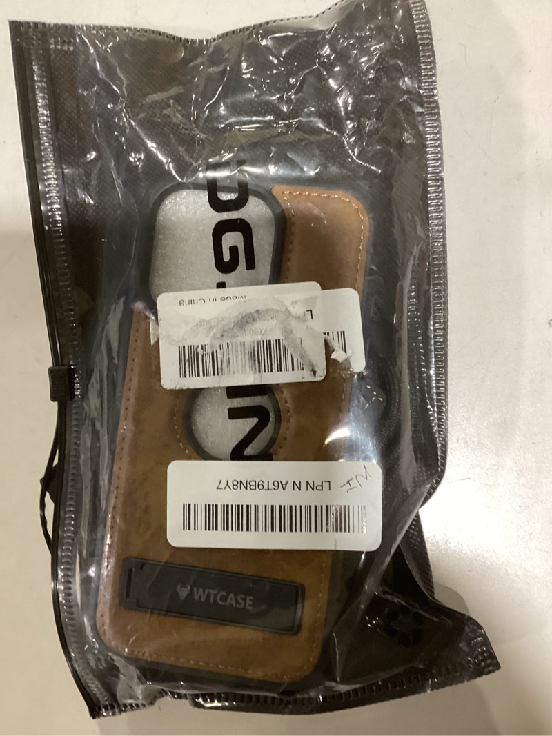 Condition photo showing Good Condition for SZHAIYU Leather Wallet Phone Cases Compatible with iPhone 15 Pro Max Case with Card Holder Men 6.7'' 2 in 1 Detachable Back Cover (Black, IP 15 Pro Max) Black IP 15 Pro Max