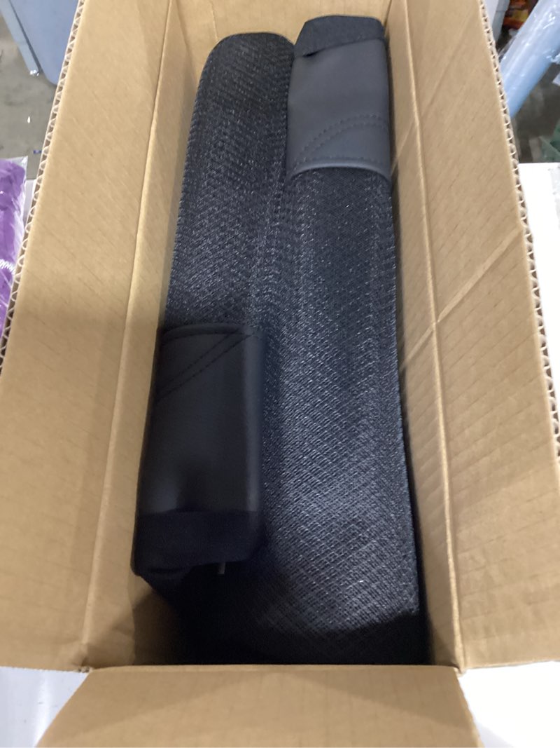 Condition photo showing Good Condition for skechers seat covers, work leather car seat covers 5-times stronger built-in webbing, oxford fabric front seat cover, airbag compatible, automotive comfort for cars, trucks, suvs,black black/black two front