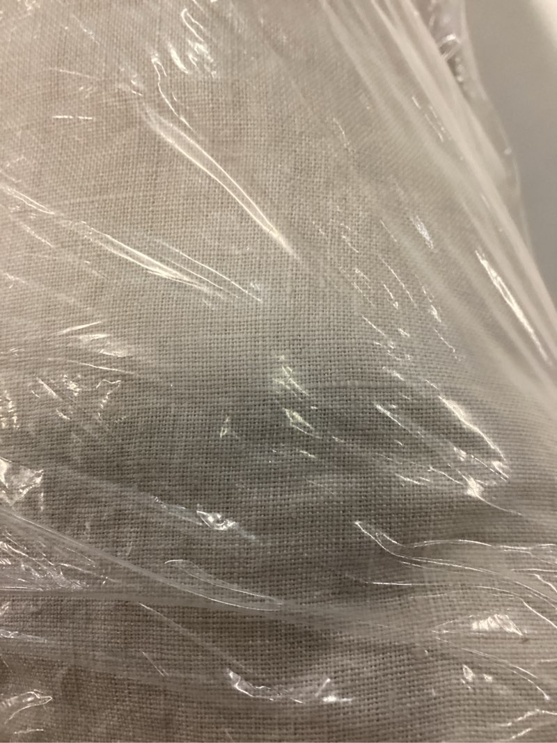 Condition photo showing Good Condition for european linen duvet cover set, king/cal king, sand