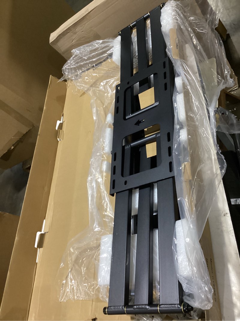 Condition photo showing Good Condition for forging mount long arm tv mount,dual articulating arm full motion tv wall mount bracket with 43 inch extension,fits 42-90 inch flat/curve tvs, holds up to 132 lbs,vesa600x400mm