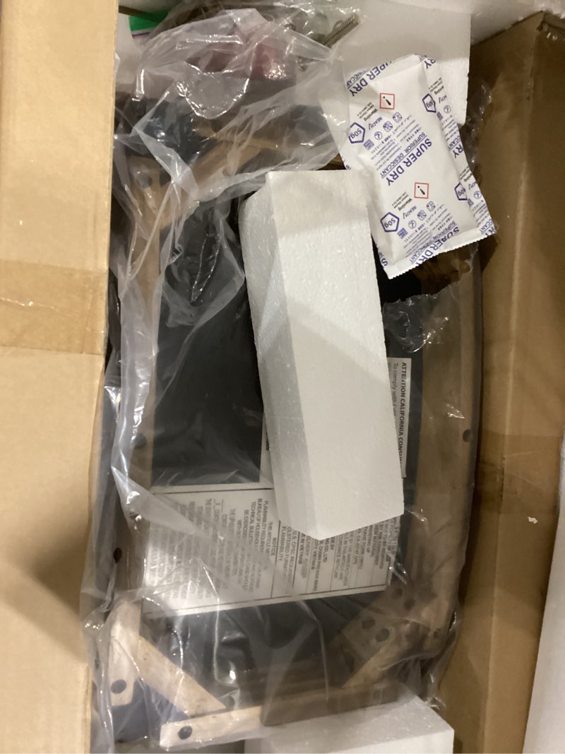 Condition photo showing Good Condition for Homelegance Ordway Solid Wood Counter Height Stool - Saddle Kitchen Stool Counter Height Stools for Dining, Armless Chair Seating Options, Perfect for Casual Entertaining Spaces, 25"SH, Red 25"SH Red