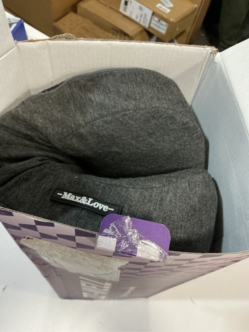 Condition photo showing Good Condition for Seat Cushions for Office Chairs - Patented Coccyx Cushion for Tailbone Pain - 21.2" W x 16.5" L Memory Foam Extra Large Seat Cushion, Removable & Machine Washable Cover (Black)