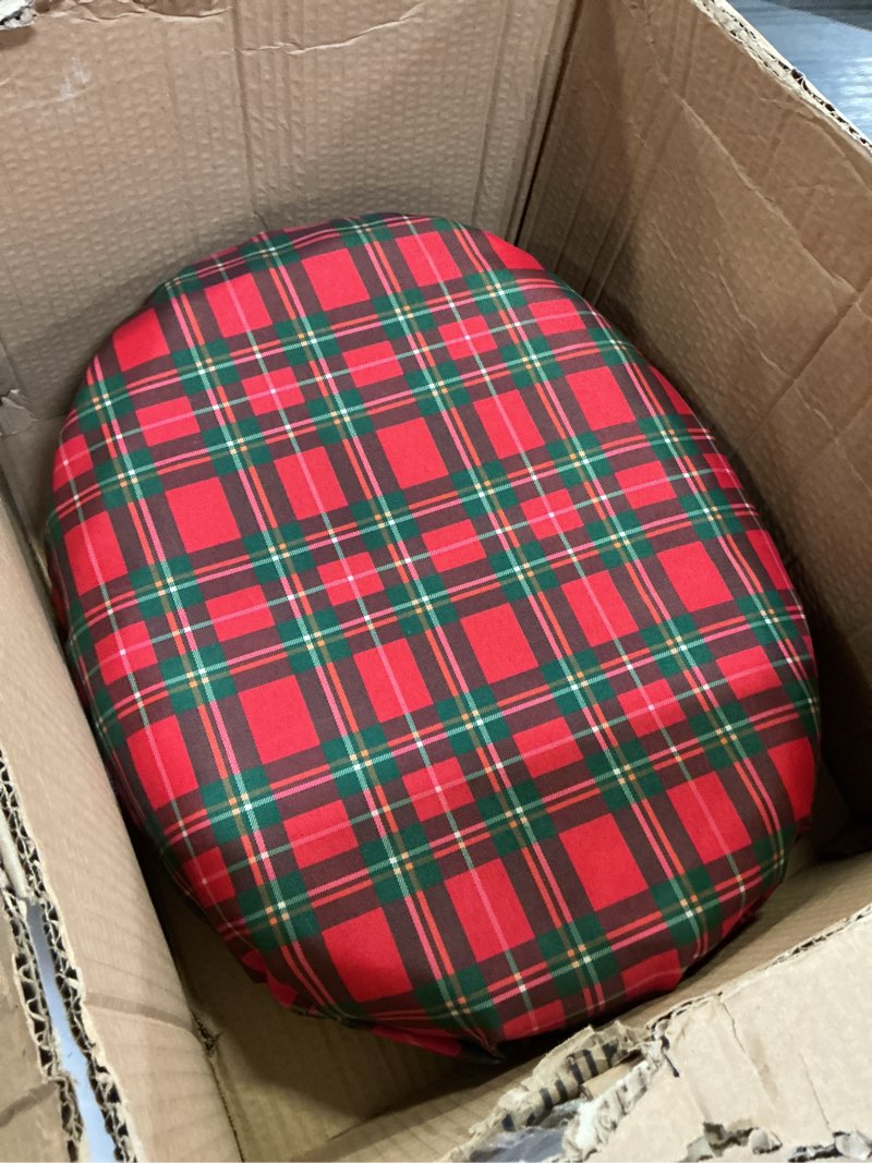 Condition photo showing Good Condition for dmi 18-inch convoluted molded foam ring donut pillow seat cushion for hemorrhoids, back pain, tailbone relief cushion, plaid 18 inch (pack of 1) convoluted plaid