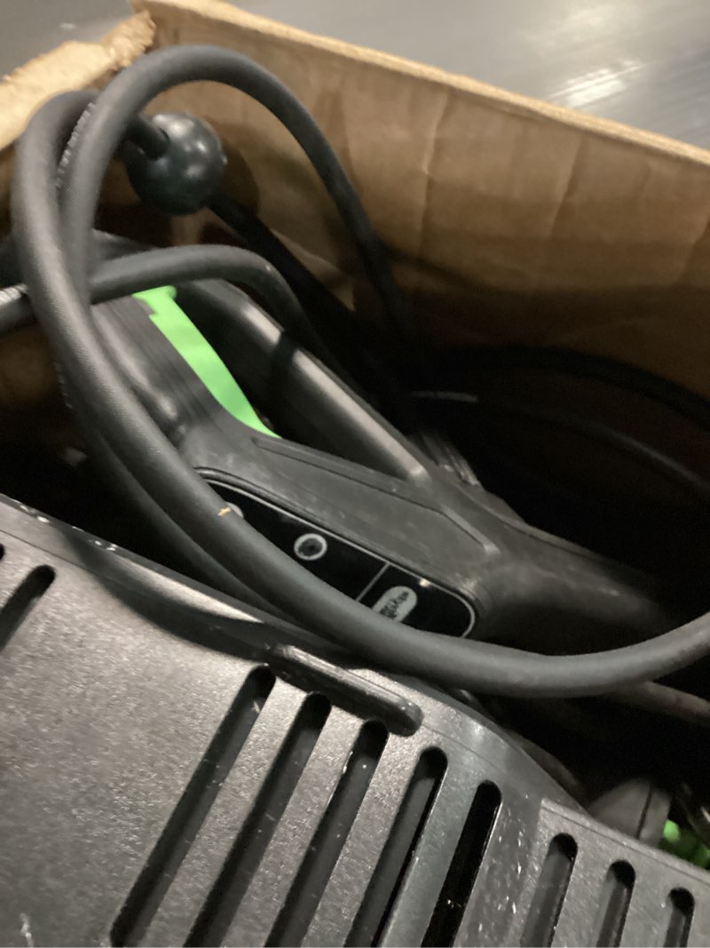 Condition photo showing As Is for Pressure Washer with 4 Anti-Tipping Medium Wheels, Green