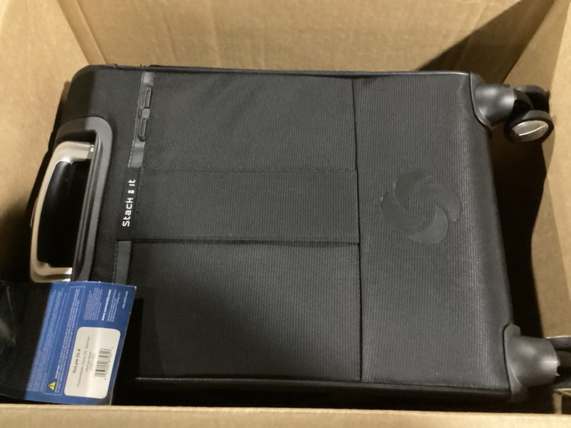 Condition photo showing Good Condition for Samsonite Solyte DLX Softside Expandable Luggage with Spinner Wheels, Midnight Black, Carry-On 20-Inch Carry-On Midnight Black