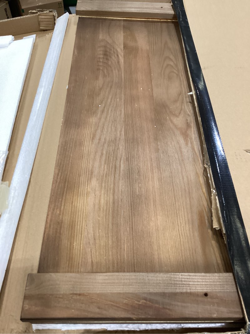 Condition photo showing New/Like New for Gas Stove Top Cover: Wooden 30 * 22 inches Noodle Board Stovetop Covers with Handles, Wood Cutting Board for Kitchen Gas Stove and Electric Stove Pine Wood