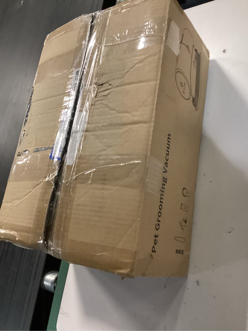 Condition photo showing New/Like New for airrobo dog grooming vacuum kit,12000pa strong pet vacuum for shedding,grooming hai,quiet,pg100,2l large capacity white
