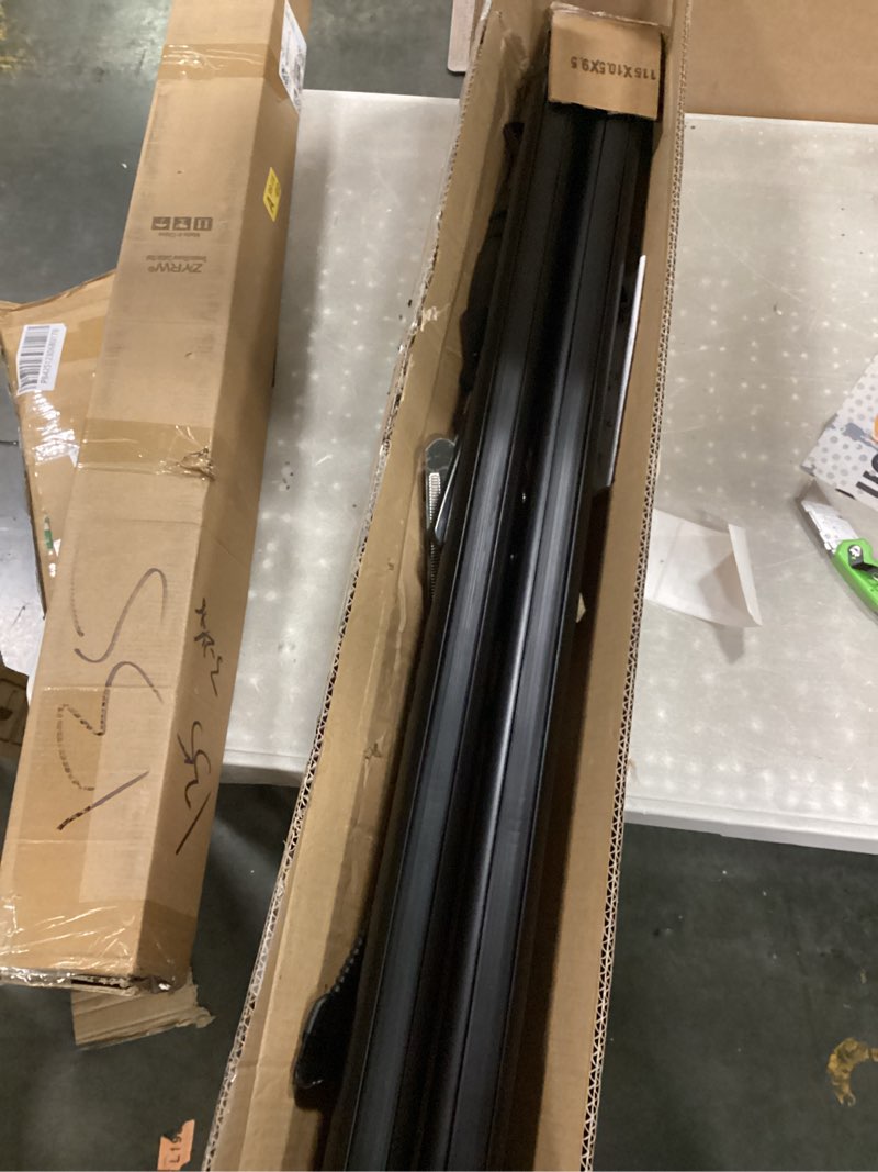 Condition photo showing Good Condition for 2pcs universal 43.3 inch black roof rack cross bar top luggage aluminum carrier adjustable window frame
