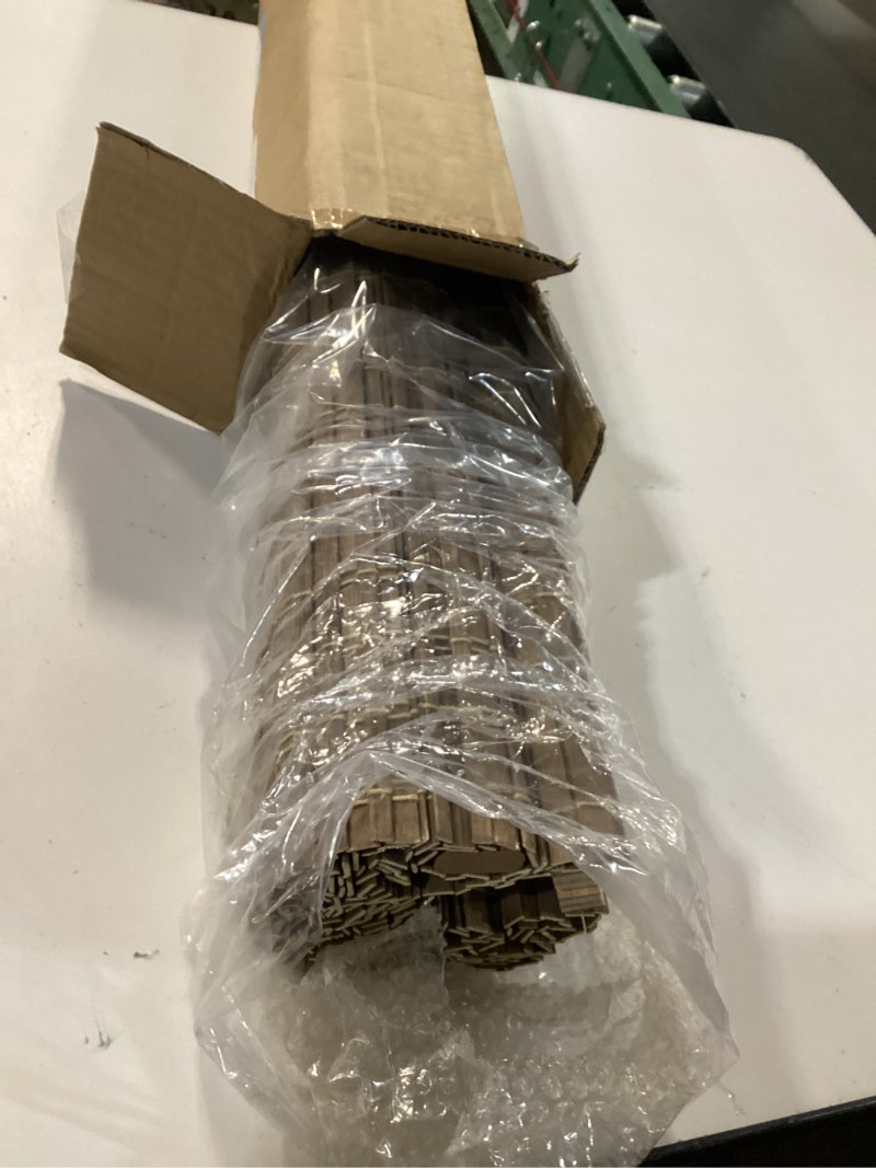 Condition photo showing Good Condition for unishades cordless bamboo roman shades for windows, blinds size (22.5" w ×48" h) colour (bdp-driftwood) ?room darkening?bdp-driftwood 22.5" w × 48" h