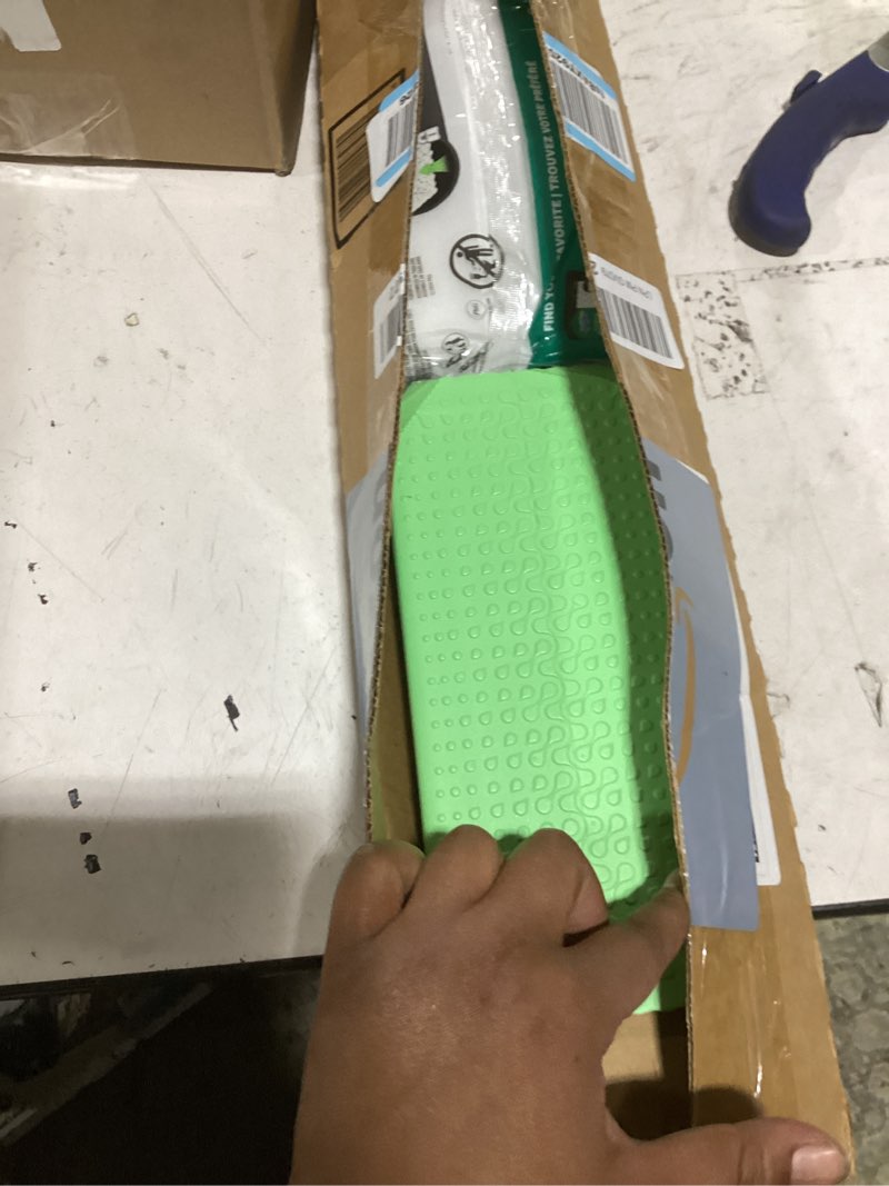 Condition photo showing Good Condition for swiffer sweep & mop deluxe 2-in-1 multi-surface kit for floor cleaning, includes 1 sweeper device, 5 dry sweeping + 6 wet mopping heavy duty cloths, black