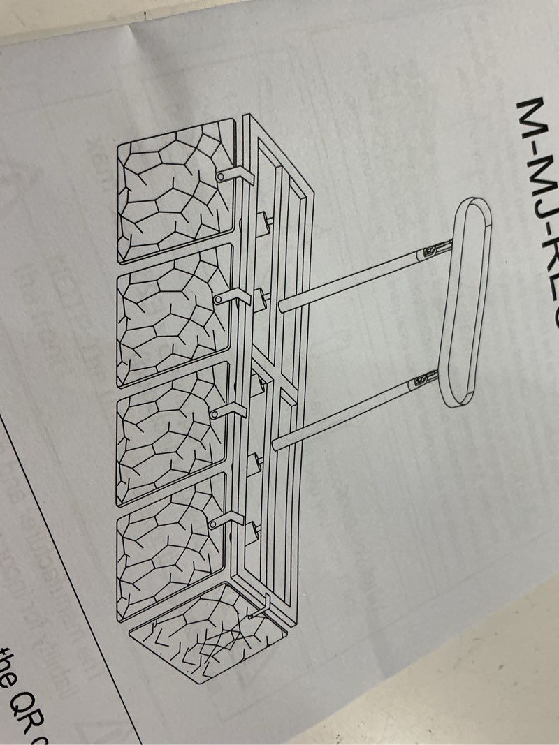 Condition photo showing Good Condition for Similar IKK Modern Textured Glass Chandeliers for Dining Room, 37\" Rectangular Island Light Fixture, Rectangle Farmhouse Lighting for Kitchen Island, Living Room, L37 x W9.8 x H9.5 Black L37\"s