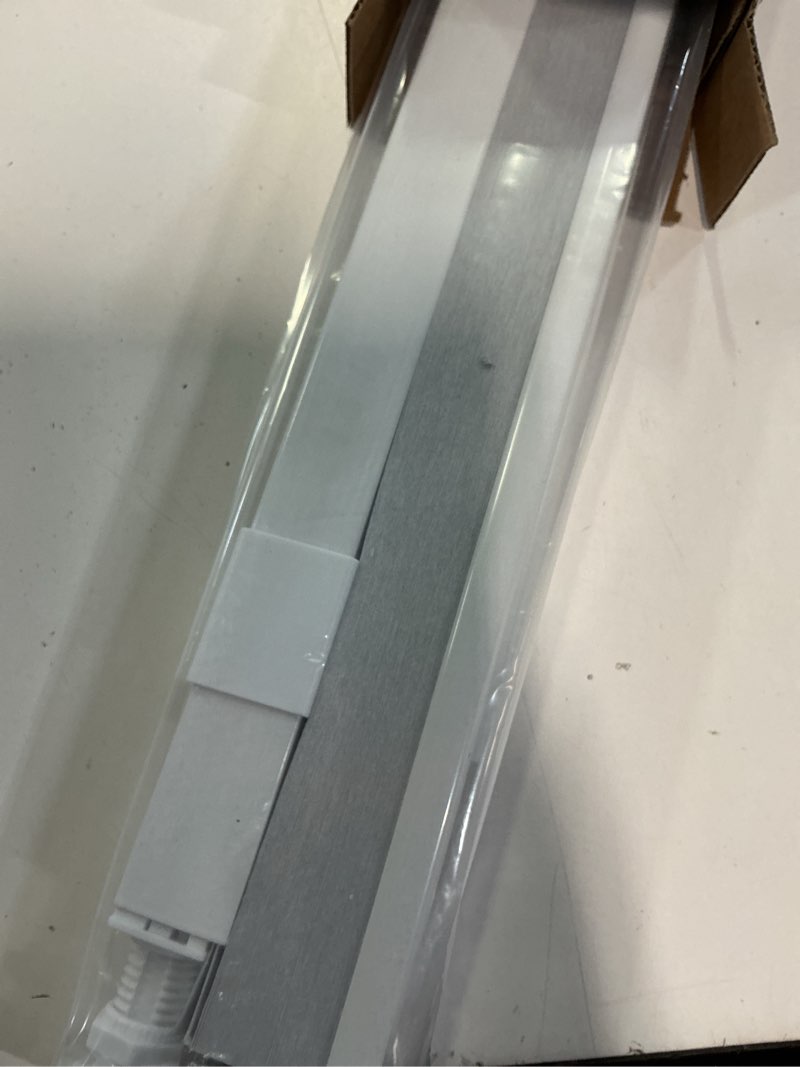 Condition photo showing Good Condition for lazblinds cordless cellular shades, no tools no drill blackout honeycomb shades pleated blinds for windows, 27.5'' w x 48'' h, silver white blackout-silver white 27 1/2'' w × 48'' h