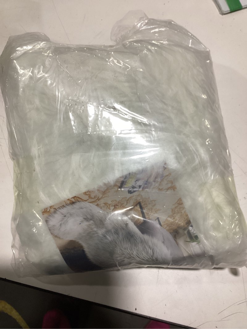 Condition photo showing Good Condition for EasyJoy Ultra Soft Fluffy Shaggy Area Rug Faux Fur Rug Chair Cover Seat Pad Fuzzy Area Rug for Bedro