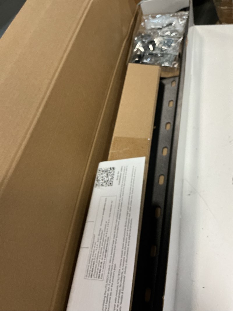 Condition photo showing As Is for utilitech fixed indoor wall tv mount fits tvs up to 90-in (hardware included)