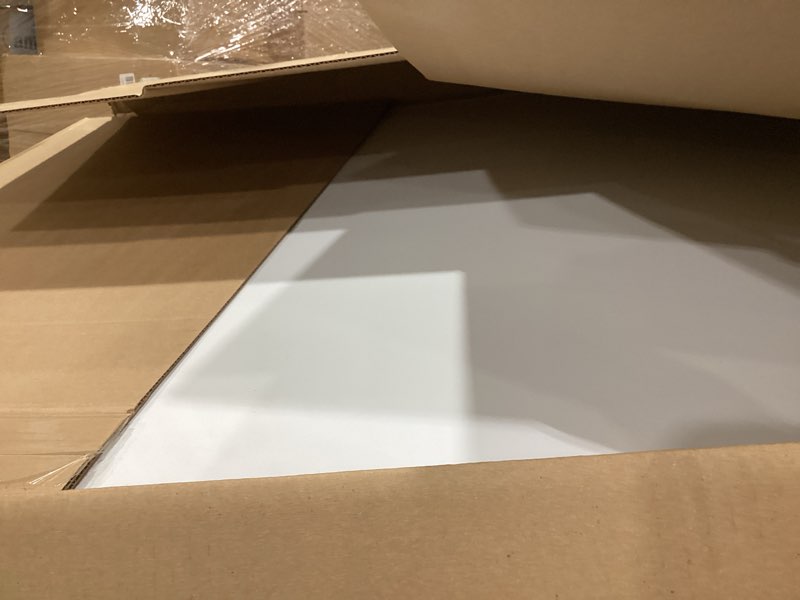 Condition photo showing Good Condition for viz-pro double-sided magnetic mobile whiteboard, 48 x 36 inches, aluminium frame and stand 48"w x 36"h