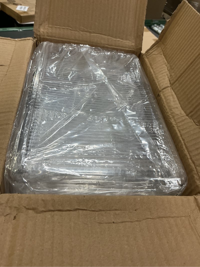 Condition photo showing Good Condition for Clear Plastic Storage Bins 8 Pack - Pantry Organizers and Storage, Fridge Organizer for Kitchen, Cabinet, Freezer, Bathroom, Clost, Home Organization 8 Larger + 0 Small