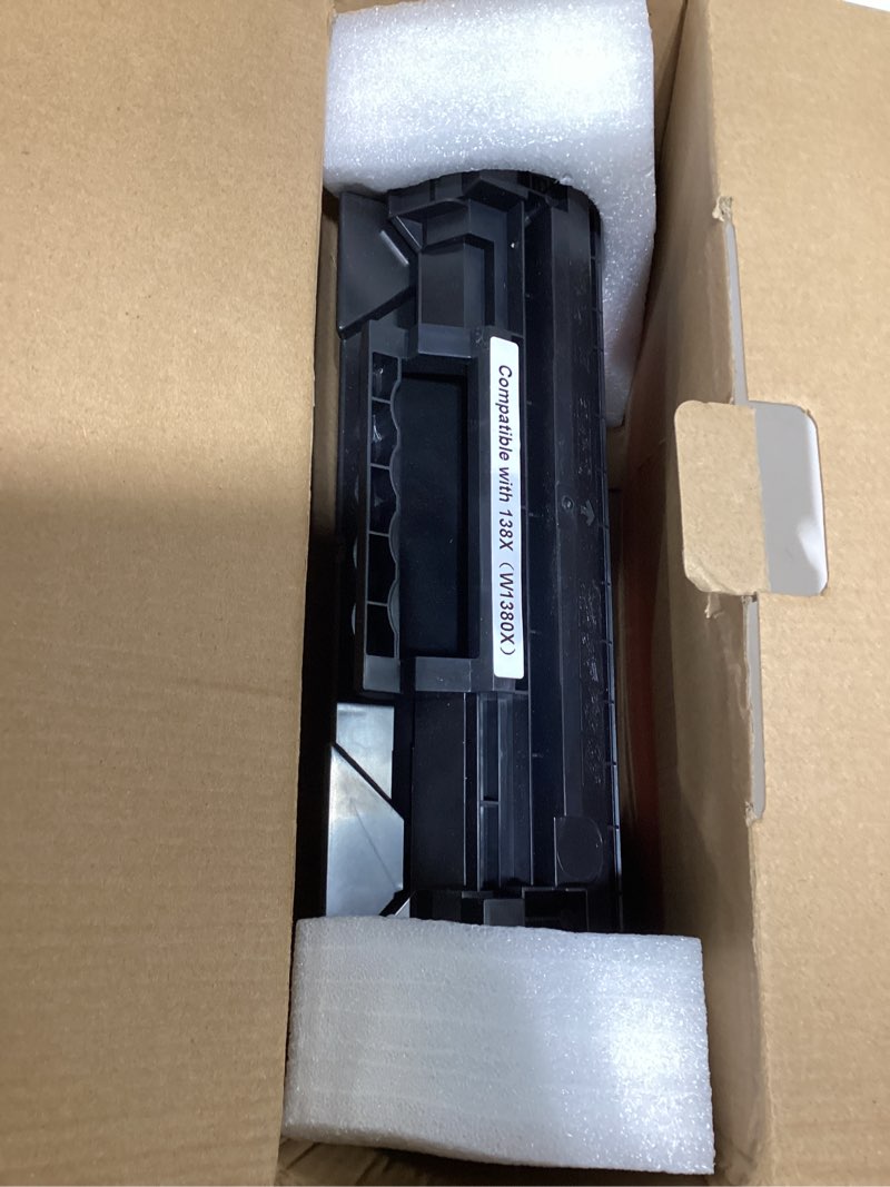 Condition photo showing Good Condition for 138x toner cartridge black 2-pack with chip replacement for hp 138a w1380a 138x w1380x compatible with hp laserjet pro 3001dw 3001fdw mfp 3101fdw printer ink 3001dwe 3001fdwe 3101fdwe all-in-one