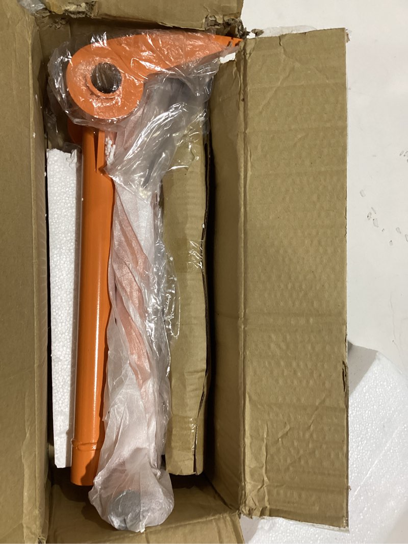 Condition photo showing Good Condition for 48" pallet buster, 110 degree decking pry bar, heavy duty carbon steel deck board removal tool for deck, pallet, standing hardwood board demolition without lower back pain & knee pain (orange)