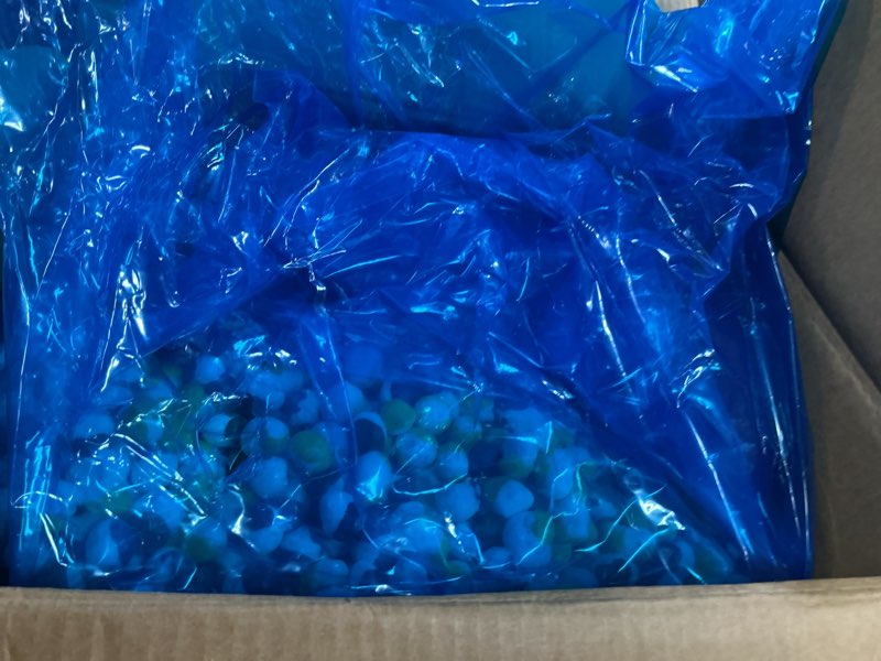 Condition photo showing As Is for freeze dried candy coated chews