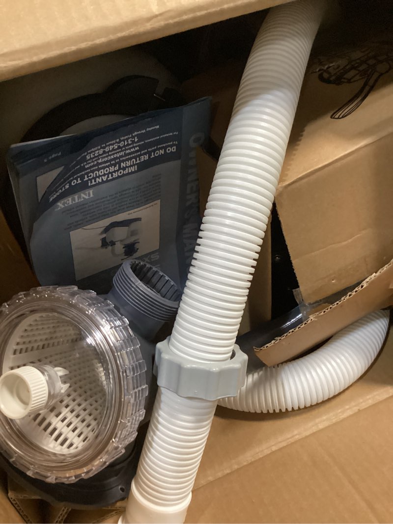 Condition photo showing Good Condition for intex 2,100 gph krystal clear sand filter pump for above ground pools, swimming pool pump with automatic timer - improved circulation, filtration, & clarity 2,100 gallons per hour sand filter pump