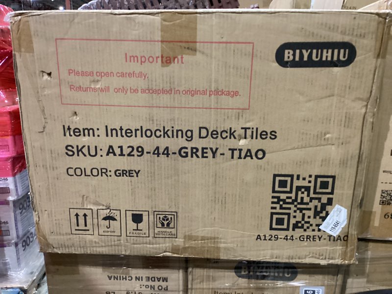 deck tiles interlocking 44ct grey