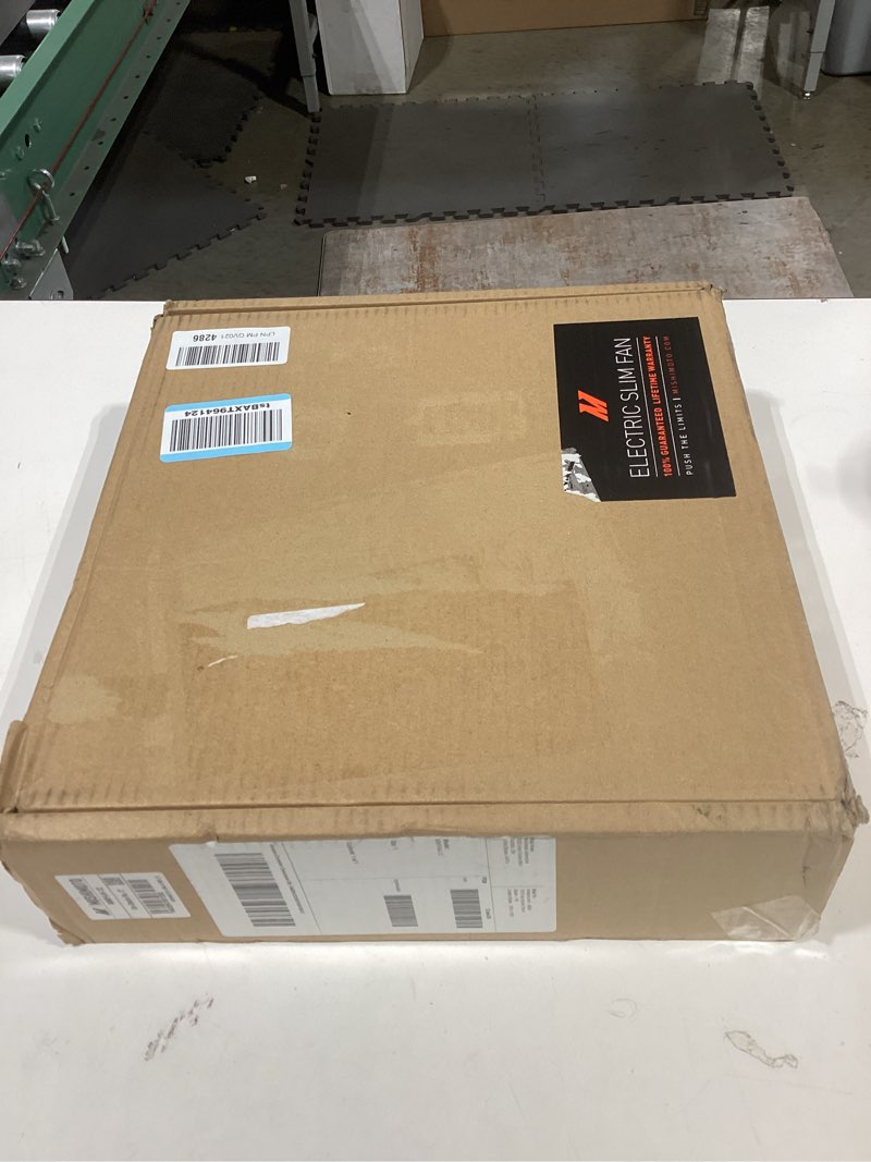 Condition photo showing Good Condition for mishimoto mmfan-12 slim electric radiator fan, 12" universal fit, 12.25 volts, black