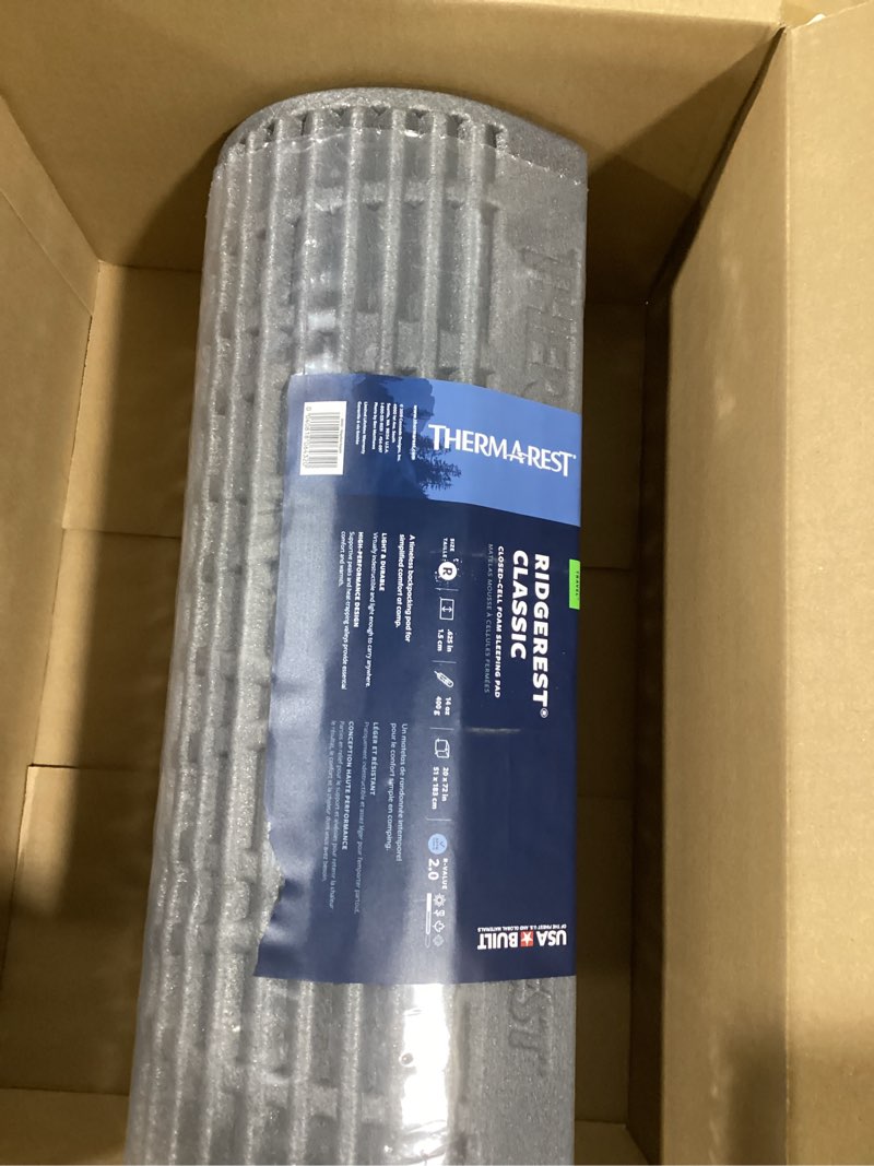 Condition photo showing New/Like New for Therm-a-Rest RidgeRest Classic Foam Camping Sleeping Pad Regular - 72 X 20 Inches