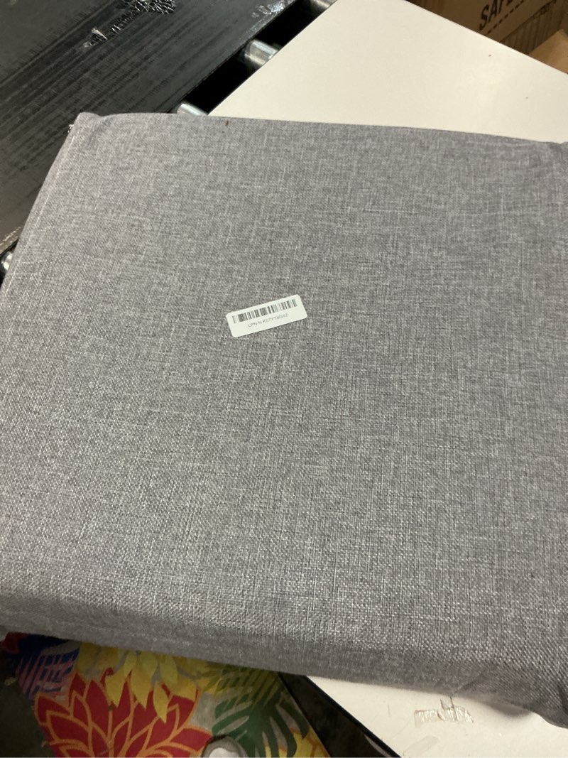 Condition photo showing As Is for Couch Back Cushions Pillows, Wedge Pillow for Couch & Bed, Back Lumbar Support Pillow, High-Density Foam Backrest Cushion with Linen Cover for Back Pain Relief 20''x19.2''x6'' Medium Grey