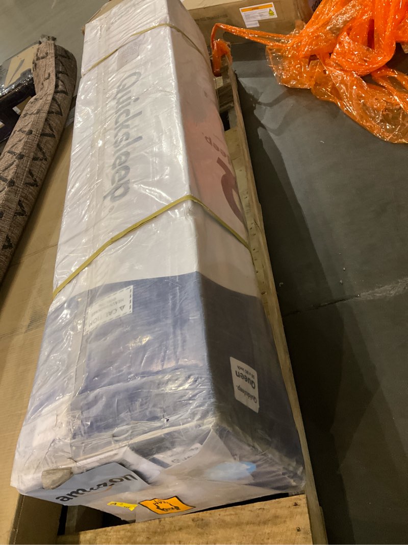 QUICKSLEEP Korean QA4 Z Cube Mattress, (Queen) 11.5 Inch Premium Memory Foam Spring Mattress, Edge S