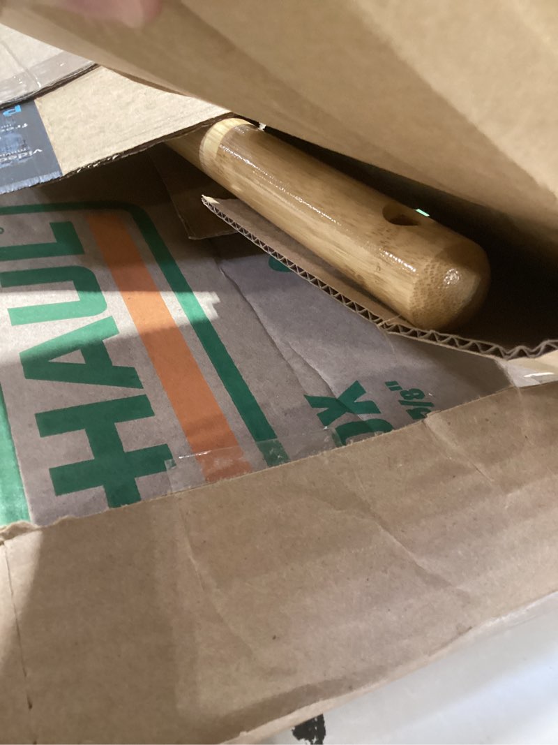 Condition photo showing Good Condition for grampa's weeder - the original stand up weed puller tool with long handle - made with real bamboo & 4-claw steel head design - easily remove weeds without bending, pulling, or kneeling.