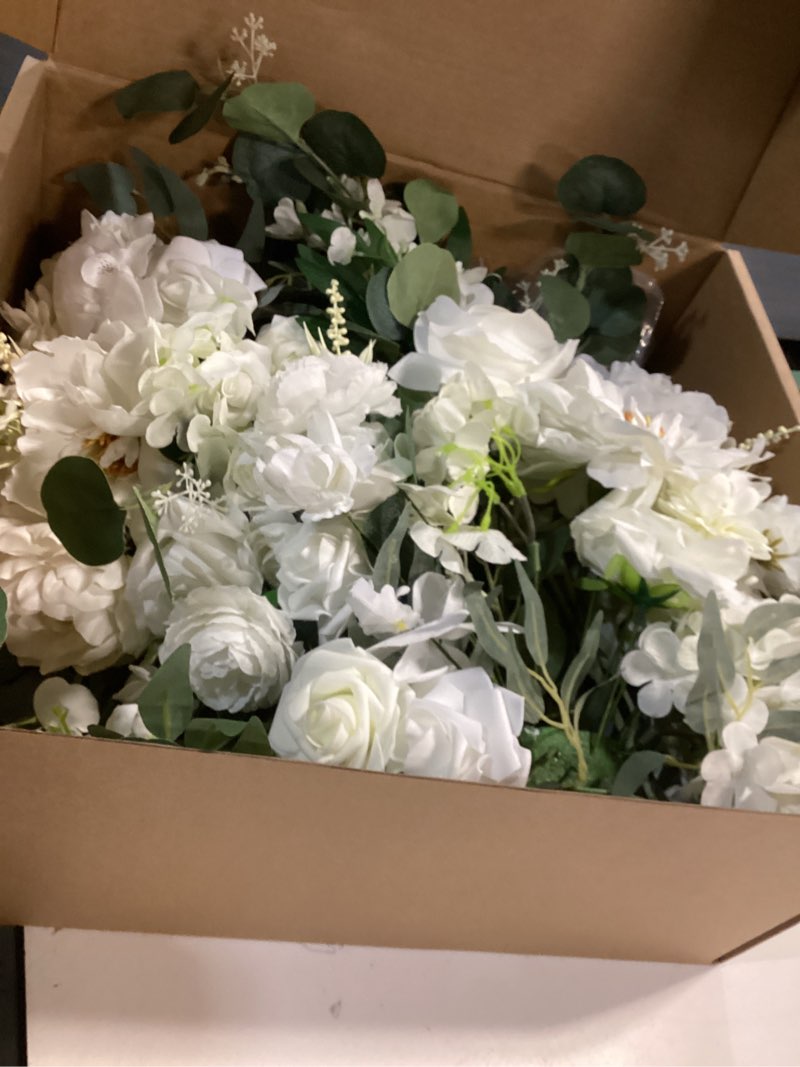 Condition photo showing Good Condition for TINGE TIME Free-Standing Artificial Flower Set of 2, Table Centerpiece with Rubber Pad, Silk Fake Fl