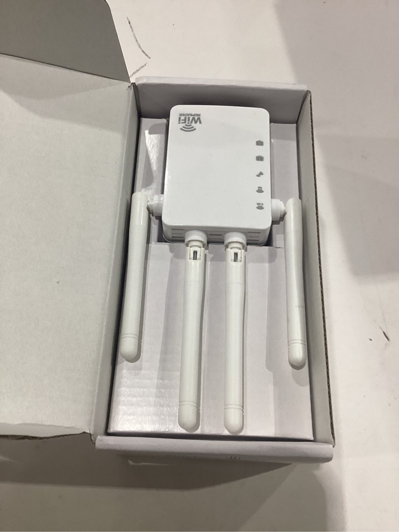 Condition photo showing New/Like New for 2026 wifi extender signal booster for home, 10x faster new wireless long range amplifier, covers up to 13888 sq.ft, wifi booster dual band,wifi repeater with ethernet port & easymesh, easy setup white-bi3