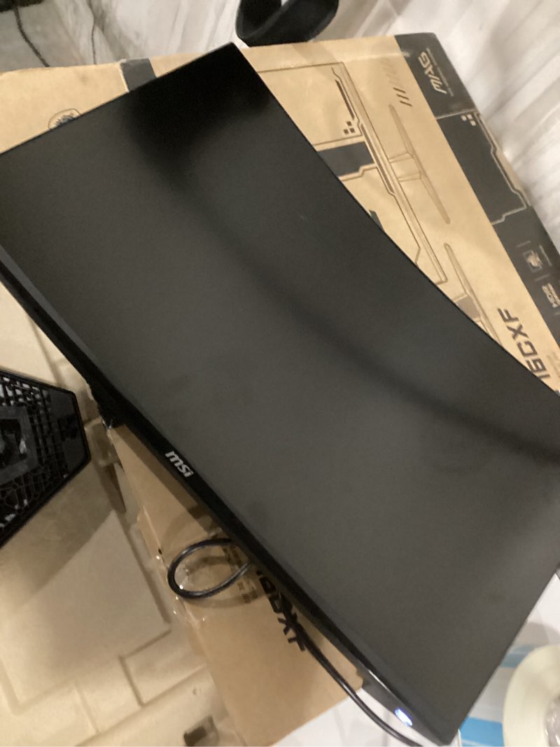 Condition photo showing Good Condition for MSI MAG 276CXF 27-inch 1920 x 1080 (FHD) Curved Monitor, 280Hz, HDMI, DisplayPort, VGA Port, VESA Mountable, Tilt, Speaker, Slim Bezel, 0.5ms, Black MAG 276CXF (New Model)