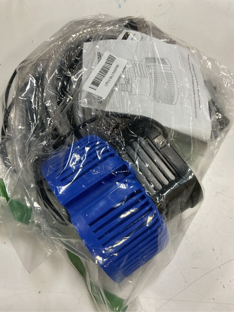 Condition photo showing Good Condition for pool cover pump above ground - submersible water sump pump swimming water removal pumps, with drainage hose & 25 feet extra long power cord, 850 gph inground, 3 adapters blue