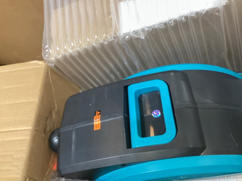 Condition photo showing Good Condition for paulinn retractable garden hose reel 1/2 inch x 100 ft, heavy duty wall mounted automatic hose reel with 10 patterns nozzle, any length lock, slow return system, 180° swivel bracket & uv resistant