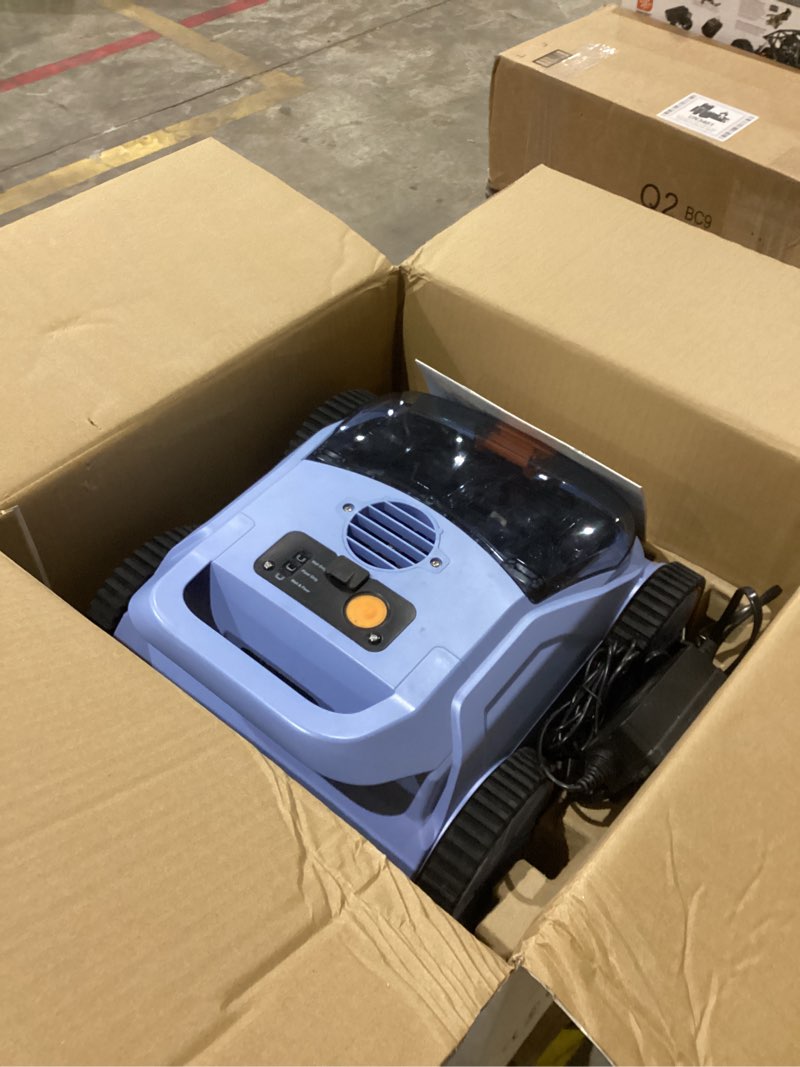 Condition photo showing Good Condition for (2025 Upgrade) Pool Vacuum for Inground Pools, Robotic Pool Cleaner, Wall Climbing Pool Cleaner, Cleans Pool Floors, Drain & Walls & Waterline, Cleaning Up to 2100 Sq.ft, 180 Min