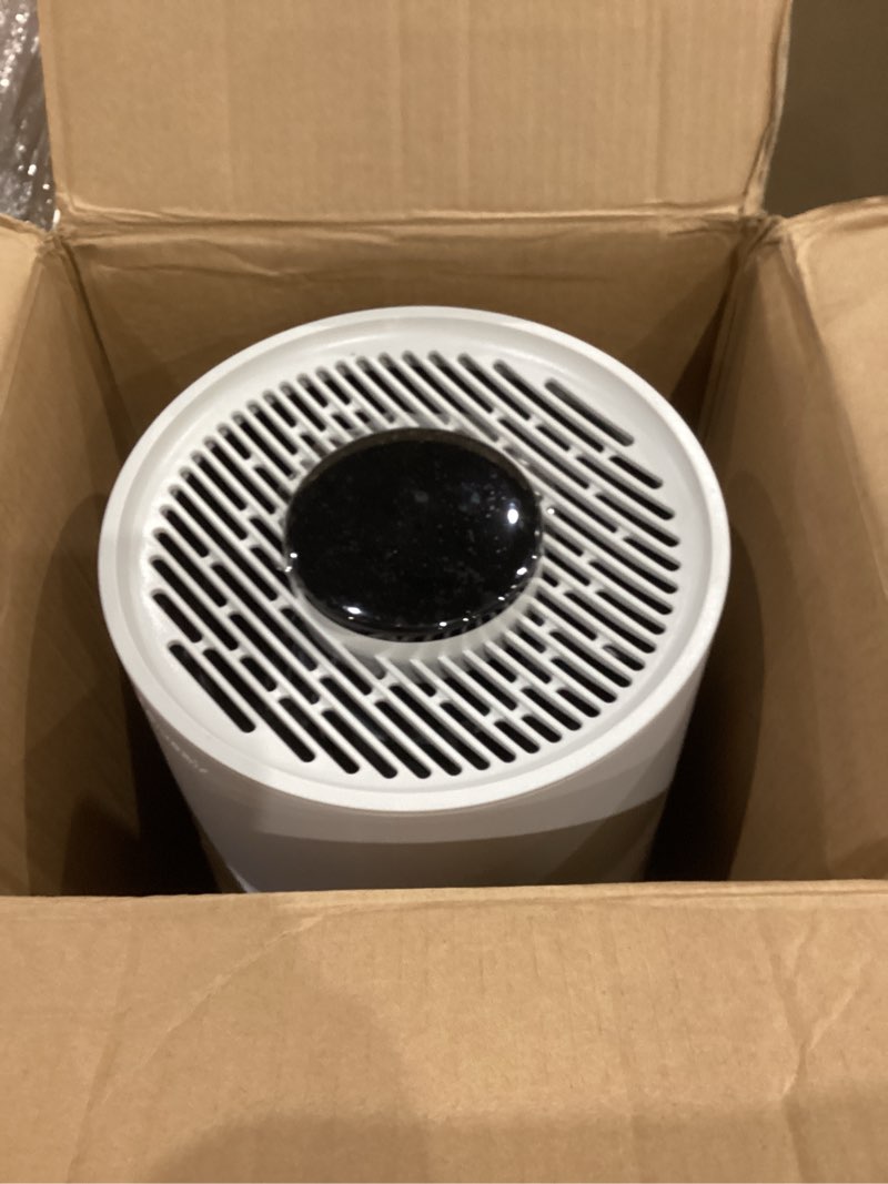 Condition photo showing As Is for blueair premium smart humidifier for large rooms, bedrooms, better sleep with evaporative invisible mist tech, auto humidify, easy top fill, smart control with app, touchscreen, 3.5l tank for 48 hours