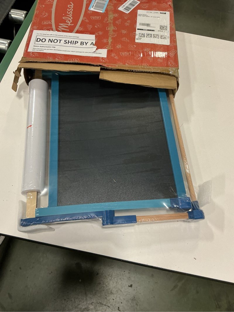 Condition photo showing New/Like New for Melissa & Doug Deluxe Double-Sided Tabletop Easel, Arts & Crafts, 42 Pieces, 17.5” H x 20.75” W x 2.75” L, Great Gift for Girls and Boys 3, 4, 5 Year Olds and Up