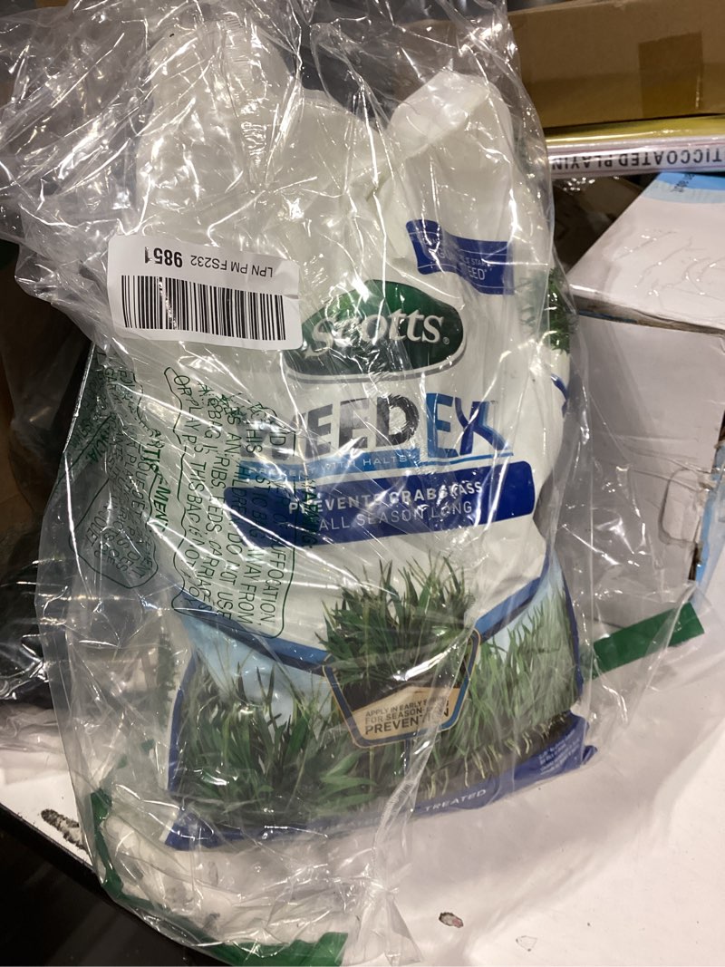 Condition photo showing New/Like New for scotts weedex prevent with halts - crabgrass preventer, pre-emergent lawn weed killer, up to 5,000 sq. ft. of lawn care, 10.06 lb.