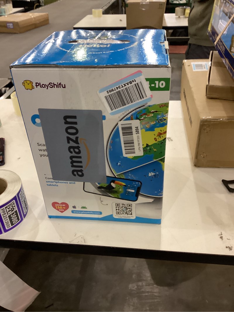 Condition photo showing As Is for PlayShifu Globe for Children – Orboot Earth: Interactive Kids Globe with 1000+ Facts on Animals, Places & Monuments | Tech-Powered Learning Toy & STEM Gift for Kids Ages 4–10