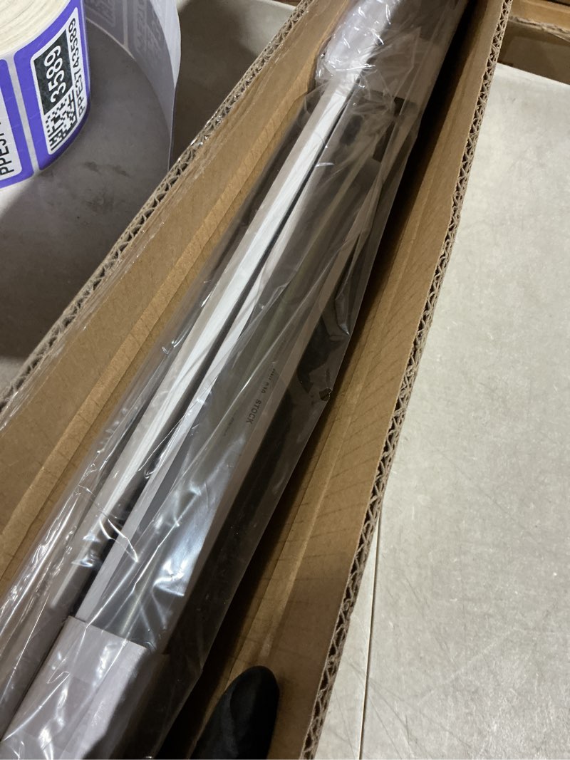 Condition photo showing Good Condition for 100% Privacy L-Shaped Blades Mini Blinds for Indoor Windows 1" Vinyl Cordless Window Blinds for Home, 20" W × 36" H - White White 20" W × 36" H