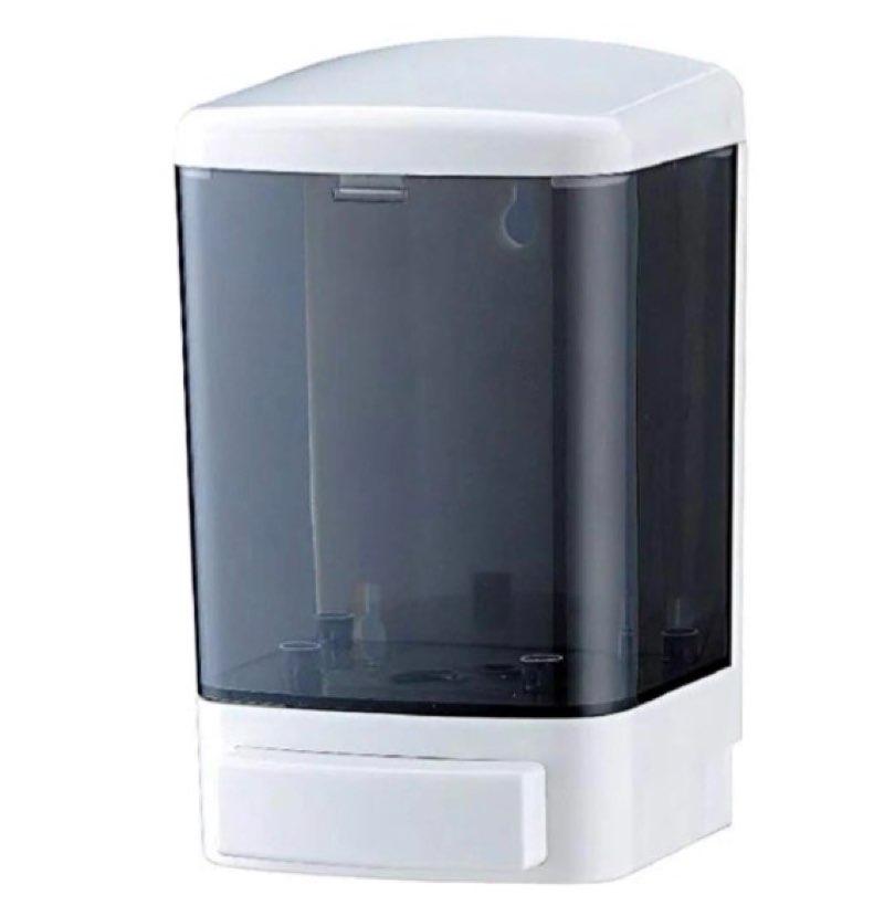 evhome manual soap dispenser kitchen bathroom wall mounted commercial soap dispenser for liquid containers shampoo gel chamber plastic - (33.8 oz) 1000ml