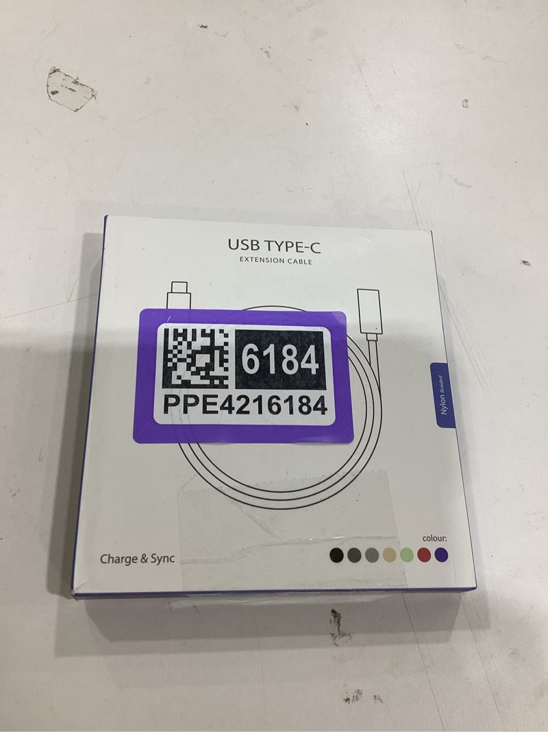 Condition photo showing New/Like New for USB C Extension Cable (20Gbps/240W/4.3FT/1.3M), USB 3.2 Type C 3.1 Male to Female Extension Charging & Sync for iPhone Pixel PSVR2 MacBook Air Pro/New iPad Dell XPS Surface Book-Grey 4.3ft*1 Grey 1