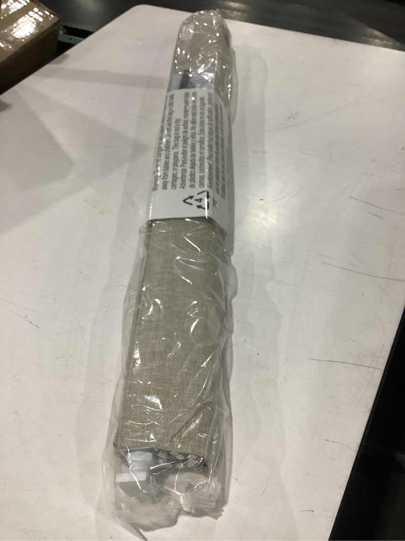Condition photo showing Good Condition for lazblinds no tools no drill cordless roman shades for windows, blackout thermal insulated uv blocking window blinds, lightweight fabric blinds for indoor windows, 34" w x 60" h, blackout - beige beige 34" w × 60" h