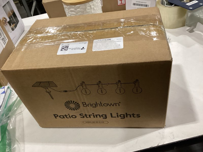Condition photo showing As Is for patio decoration lights
