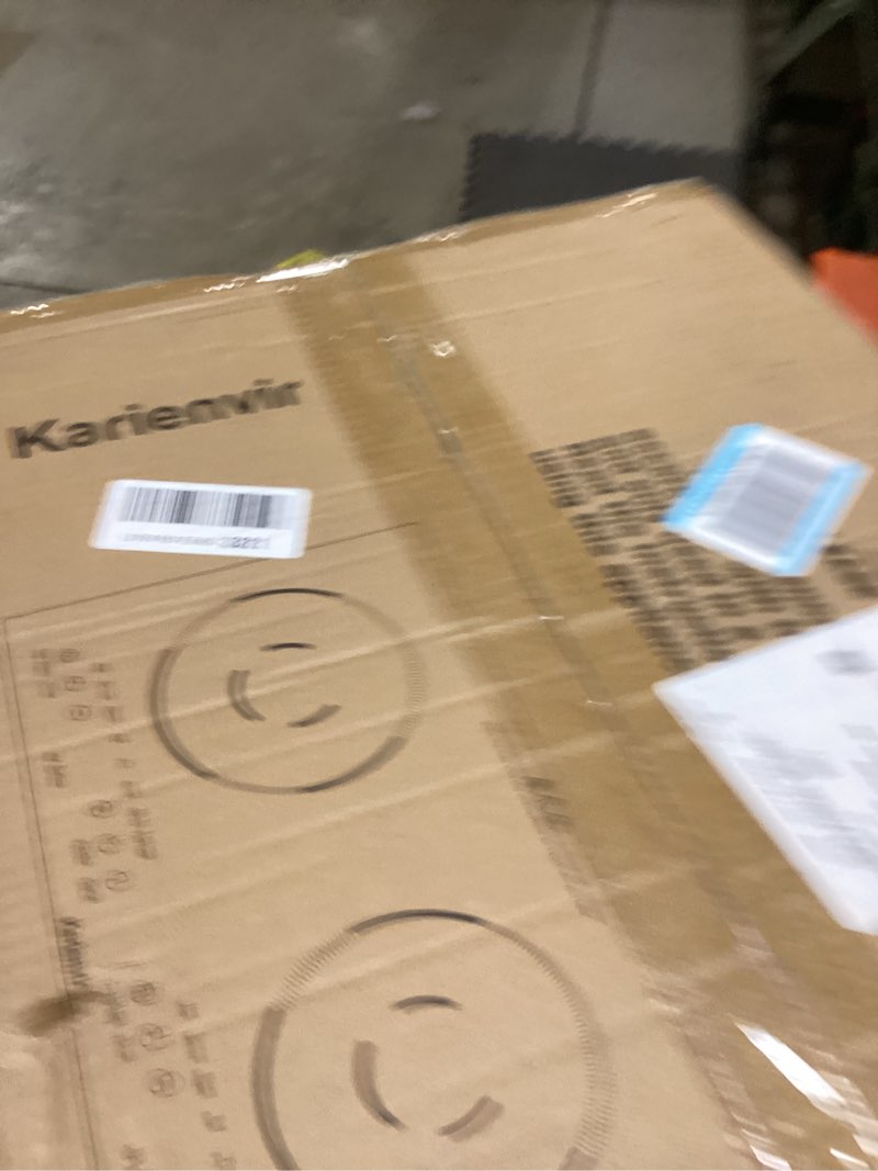 Karienvir 2 Burner Electric Cooktop 110v, 2000W Electric Stove Top Countertop & Built-in, Plug-in El