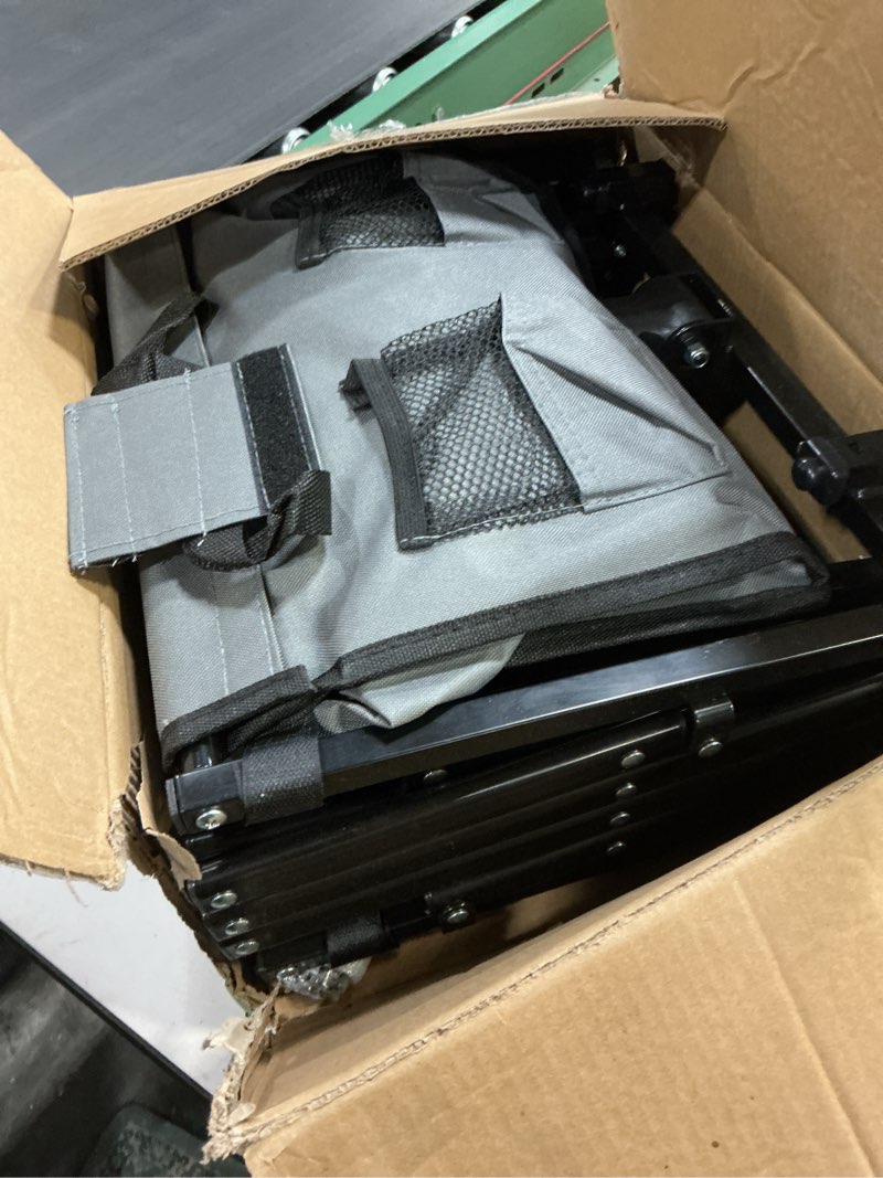 Condition photo showing Good Condition for 34'' Extra Long Collapsible Wagons Carts Foldable, 360LBS Heavy Duty Folding Beach Wagon with Wheels, Portable Utility Outdoor Cart for Grocery, Garden, Sports, Camping, Grey Gray